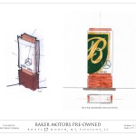 Baker Motor Company - New Signage